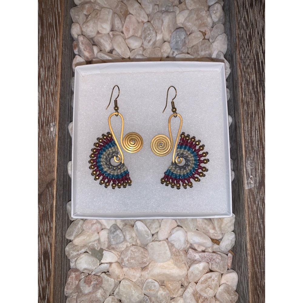 Thai Macrame Earrings